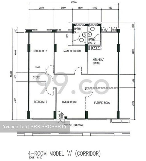 Blk 402 Choa Chu Kang Avenue 3 (Choa Chu Kang), HDB 4 Rooms #321889601